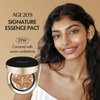 AGE20'S Signature Essence Pact SPF 50+ | Pack of 1 | 29W CARAMEL | Cream Foundation, Dewy Finish, Natural Coverage | Korean Cushion Foundation