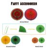 Recosis Mexico Party Decorations, Fiesta Paper Fans Pom Poms Picado Banner Pennant Garland String Hanging Swirls Decorations for Mexican Fiesta Cinco De Mayo Taco Themed Birthday Party Supplies