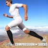 Laite Hebe compression socks,Black+White+Grey,S/M (3 pairs)