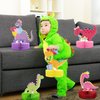 Leinuosen 9 Pcs Dinosaur Party Honeycomb Centerpieces Girls Dinosaur Center Piece for Table Decorations 3D Table Toppers Birthday Party Supplies for Baby Shower Decor Props