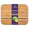 Totally Bamboo Barbados Bamboo Wood Cutting Board, 9" x 6.5"