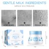 Face Milk Cream Moisturizing Nourish Skin, Repair Face Moisturizer to Hydrating & Smooth Dry Skin, Firm and Brighten Skin, Day and Night Cream for Girl Women Beauty Skin Daily Care Milk Facial Cream