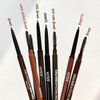 Kiss New York Professional Brow Pencil with Spoolie Brush, Ultra-Fine Precision Point Eyebrow Pencil, Dual-Sided Precise, Slim Definer, Fills Brows, Long-Lasting (Dark Brown)