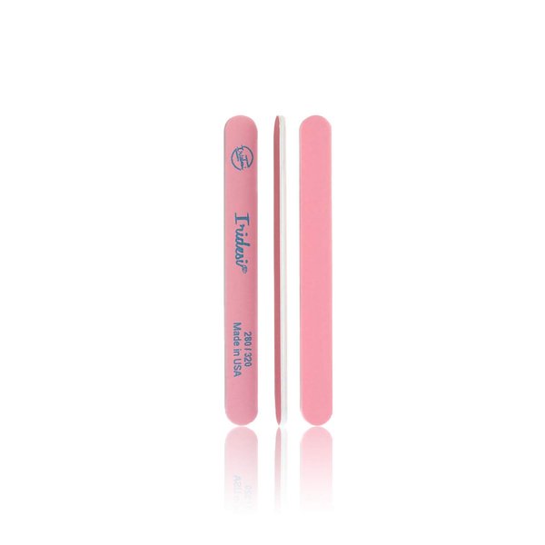 Nail Files and Buffers Premium Pink Light Pink 280 320 Washable Emery Boards 7 Inches Long 12 Pack