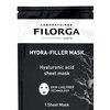 Filorga Hydra-Filler Super Moisturizing Personal Skincare Face Mask, Sheet Mask With Concentrated Serum of Hyaluronic Acid and Aloe to Hydrate Skin and Boost Complexion Care, 0.81 oz.