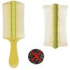 2 Pcs Dandruff Combs, Lice Combs, Flea Combs, Hair Comb Double Sided Fine Tooth Combs,Combs for Kids, Adults or Pet's 012#01
