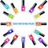 10Sets Number Stickers 1-1000 Label Laser Stickers, Small Round Self-Adhesive Label for Home, Office, Kitchen, and Classroom, Organizing Nail Polish Bottle/Nail Art Sticks/Lipstick (Dia.10mm)