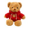 BSVOME 11.8 inches Teddy Bear Stuffed Animals Soft Plush Cute Teddy Bear with Hoodie Doll for Boys Girls (Red)