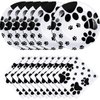Potchen 80 Pcs Dog Birthday Party Supplies Dog Paw Party Tableware Supplies 40 Disposable Plates and 40 Napkins for Puppy Doggy Party Decoration, 7 Inch