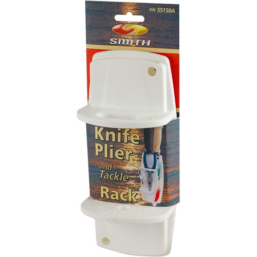 CE Smith - 55150A Knife and Plier Rack - Sturdy & Easy to Install Fishing Tool Organizer - White
