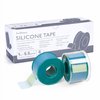 LotFancy Medical Soft Silicone Tape, 1" x 5.5 Yards, 6 Rolls Transparent Adhesive Water-Proof Surgical Tape, Surgery First Aid Tape for Wound and Sensitive Skin