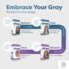 Go Gray Treatment System (Fade), Clarifying Duo Shampoo & Conditioner Helps Gradually Fade Permanent and Semi-Permanent Hair Color