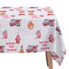 HIPVVILD Fire Truck Birthday Party Tablecloth Supplies - Disposable Firefighter Party Table Cover Decorations, Firetruck Fireman Theme Birthday Baby Shower Table Cloth - 4 Pack (54in x 108in)