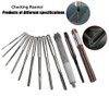 Auniwaig Chucking Reamer 3/4inch H7 HSS Lathe Machine Reamer Straight Flutes Round Shank Milling Cutting Tool for Bore Drilling Machine