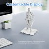 QYILUARE Action Figure Stands,Assembly Required 6 Pcs Action Figure Display Holder Base Doll Model Support Stand Compatible with SHF HG RG SD Gundam 1/44,Clear