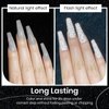 SUPWEE 10ml Reflective Glitter Gel Nail Polish Sparkling Diamond Nail Polish Gel Silver Nail Polish Soak Off UV Gel