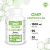 SuperSmart - Calcium D-Glucarate 1500mg per Day (High Strength) - Calcium Supplement | Non-GMO & Gluten Free - 90 Vegetarian Capsules