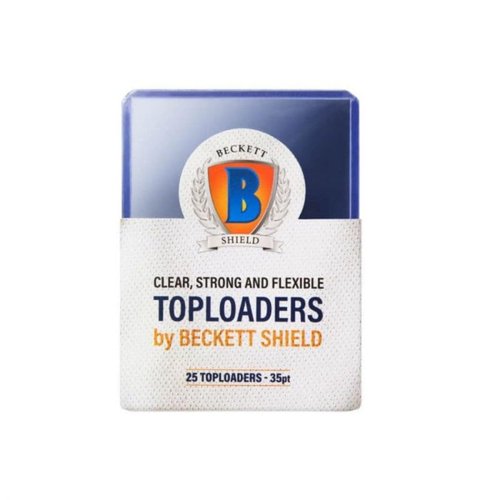 Arcane Tinmen Beckett Shield Standard Size Sleeves – Toploader 35pt 25CT - Card Sleeves are Smooth & Tough - Compatible with Pokemon, Yugioh, Magic The Gathering – MTG, TCG, (AT-90151)