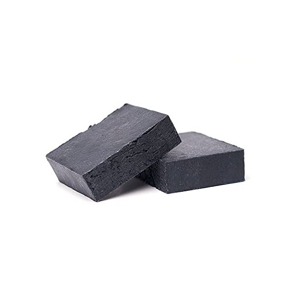 Cocolene Lavender Activated Charcoal Soap (2 Pack) Detox Bar Soaps made with Organic Coconut and Olive Oils and Activated Charcoal - Handcrafted in USA (2 Bar Set)
