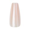 KISS Gel Sculpted, Press-On Nails, Nail glue included, Hold Me Closer', Off White, Long Size, Coffin Shape, Includes 28 Nails, 2g Glue, 1 Manicure Stick, 1 Mini file
