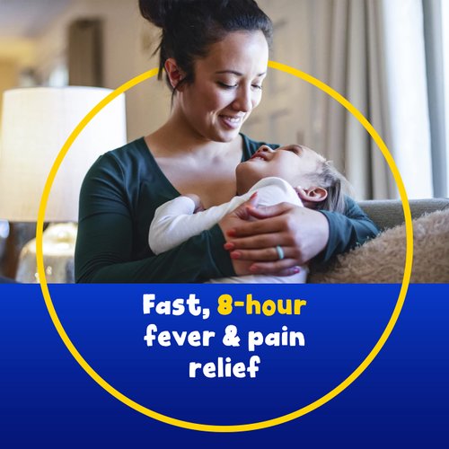 Children's Advil Pain Reliever and Fever Reducer, Dye-Free & Sugar-Free Suspension, Liquid Ibuprofen for Children, Berry - 4 Fl Oz