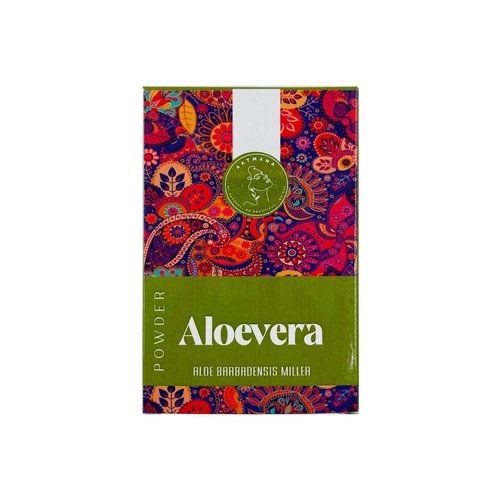 AATMANA Aloe Vera Powder| Face Pack & Face Mask | Cools Skin Natural Glowing Improve Elasticity | Rich Conditioner For Skin & Hair care 100g