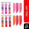 6 Colors Tattoo Magic Color Peel Off Mask Tint Long Lasting Waterproof Lip Gloss by romantic bear