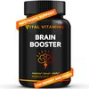 Vital Vitamins Brain Supplements for Memory and Focus - Nootropic Brain Support - Memory, Clarity, Focus, Energy - Vitamin B12, Gingko Biloba, DMAE