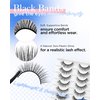 BEYELIAN False Eyelashes Natural Look 20 Pairs Strip Lashes, Wispy Lash Pack Soft 3D Volume Faux Mink Lashes That Look Like Extensions C-MIX-1