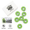 Premium 20Pcs 608rs Bearings Skateboard Bearings ABEC Bearings Chrome Steel Ball Bearing Longboard Bearings for Quad Skate Double Rubber Sealed Miniature Deep Groove Bearings