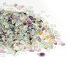 T4U Crystal Chips Stone Crushed Quartz Glass 1LB - Fluorite Tumbled Gravel Small Decorative Pebbles Bulk, Mini Polished Rocks Pieces for Crafts, Vases Filler, Succulent Plants, Aquarium Gravel Rocks