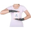 Duerer Arthritis Compression Gloves Women Men for RSI, Carpal Tunnel, Rheumatiod, Tendonitis, Fingerless Gloves for Computer Typing and Dailywork (Gray, M)