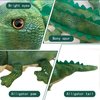 okegztoa Hand Puppet Crocodile Puppet,Puppet with Movable Mouth, Role Play Story Animal Puppets,Soft Stuffed Crocodile Hand Puppets for Kids