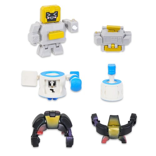 Transformers BotBots Ruckus Rally Blind Packs - Bundle with 3 BotBot Mini Figures Party Favors for Boys and Girls