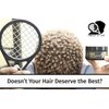 Twist It Up Comb with Gel (Unity Black) - Alternative to Hair Sponges for Black Men Curls and Sponge for Hair, Tennis Racket for Hair Twist Comb