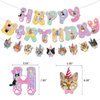 Cat Birthday Party Decoration Set, Cute Cat Party Supplies for Kids Who Love Meowing Cats, Cat-Themed Party Gift Decoration Set