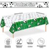 Irenare 2 Pcs Soccer Birthday Party Decorations 5 x 3 ft Happy Birthday Soccer Banner Backdrop 108 x 54 in Soccer Table Cloth Plastic Soccer Theme Table Cover for Soccer Birthday Party Supplies