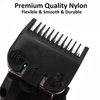 Professional Hair Clipper Attachment Combs Cutting Guides Guards #3170-400, 1/8", 1/4", 3/8", 1/2" Compatible with Most Wahl Standard Full Sized 5 Star Series Magic Clip Senior Hair Clippers (Black)