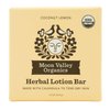 Moon Valley Organics Herbal Lotion Bar in Coconut Lemon, Moon Melt Bar, Calendula and Comfrey, Beeswax, Heal and Restore Chapped Skin, Soothing