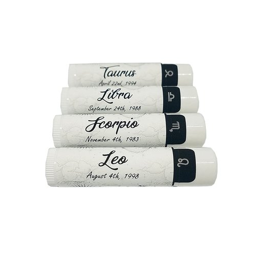 Zodiac Lip Balms | All-Natural Beeswax Lip Balm