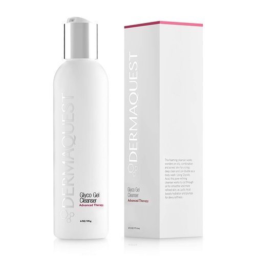 DermaQuest Advanced Therapy Foaming Glyco Gel Based Cleanser with 15% Glycolic Acid &amp; Lactic Acid...