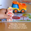 HABA My Very First Games Building Site - Cooperative Learning Kids Game, Toddler Learning Activities & Games for 2+ Year Olds, Games with Toy Trucks