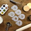 Designer Stencils cookie stencil, fits 2 inch circle