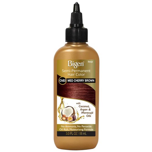 CHB3 Medium Cherry Brown Bigen Semi Permanent Hair Color (6 Pack)