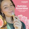 Blossom Scented Moisturizing Lip Gloss Tubes, Infused with Real Flowers, 0.3 fl. oz/9ml, Marshmallow