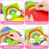 AluAbi Foam Stickers Art Craft for Kids, No Mess Toddler Art Activity - Fun with Foam Unicorns & Princess,Children Travel Toys,DIY Mosaic Sticker Art Craft Kits,Gifts for Boys & Girls Ages 3 4 5 6 7 8