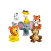 Fun Express Zoo Animal Figure Toys - Includes Zebras Giraffes Tigers Lions Elephants and Monkeys - Set of 12 - Party Favors Giveaways, Cake Toppers and Toys - Vbs Vacation Bible School Supplies/decor