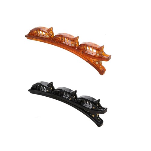 2 Pcs Double Layers Twist Band French Braider Hair Tool Fashion Double Layer Band Twist Plait Clip Front Hair Clips Hairpin Headband Beauty Tool Hair Accessory, Women's Fashion Headbands Barrettes