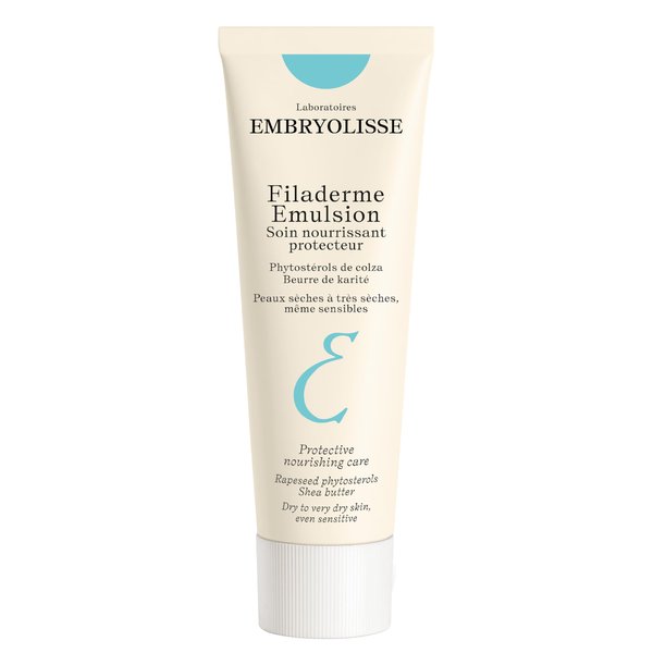 Embryolisse Filaderme Emulsion. Hydrating Face Moisturizer & Intensive Nourishing Repair for Dry to Very Dry Skin, With Aloe Vera & Shea Butter, 2.54 Fl Oz