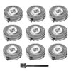 SH50 Replacement Heads for Philips Norelco Series 5000 Electric Shaver, Replacement Blades Head Fit for Phillips Series 5000 (S5xxx), AquaTouch (S5xxx), PowerTouch (PT8xx, PT7xx) 9-pc Pack